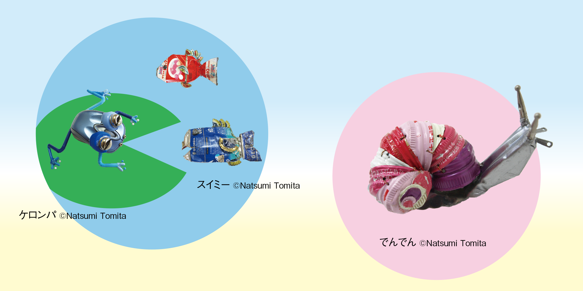 ケロンパ　スイミー　でんでん