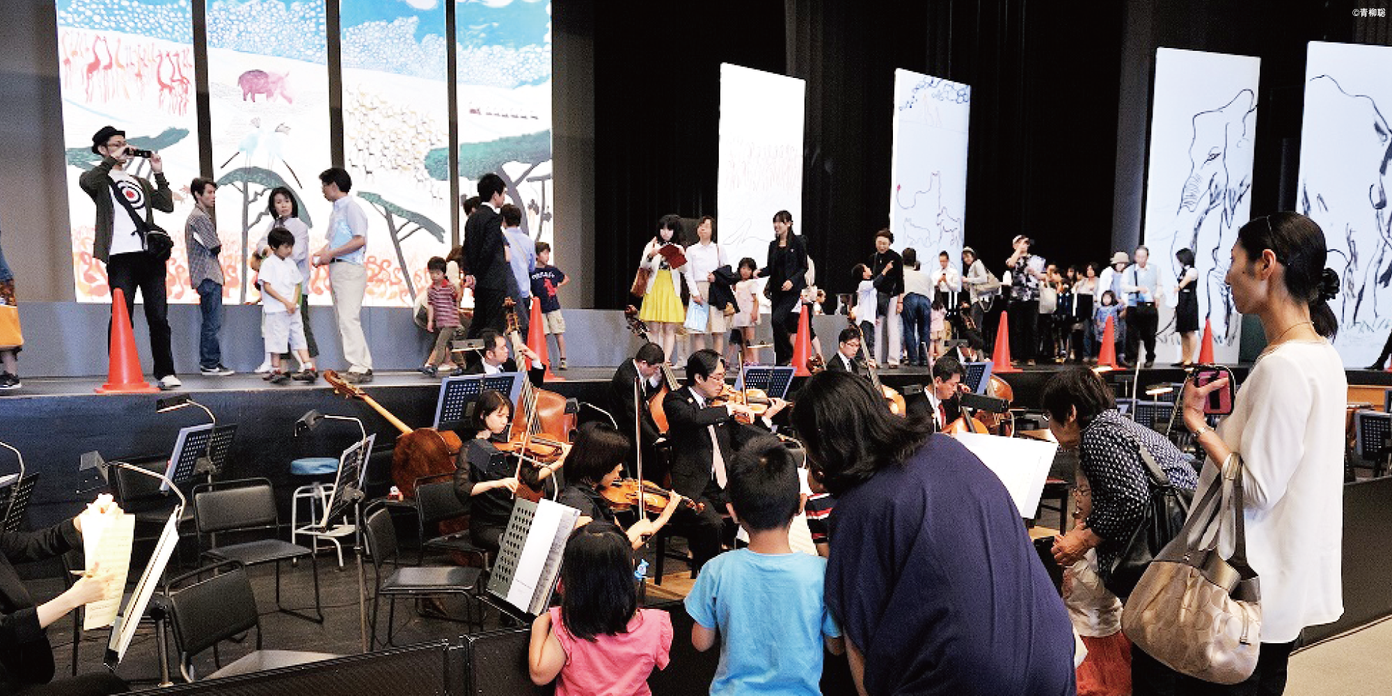 ステージ・オケピット見学1