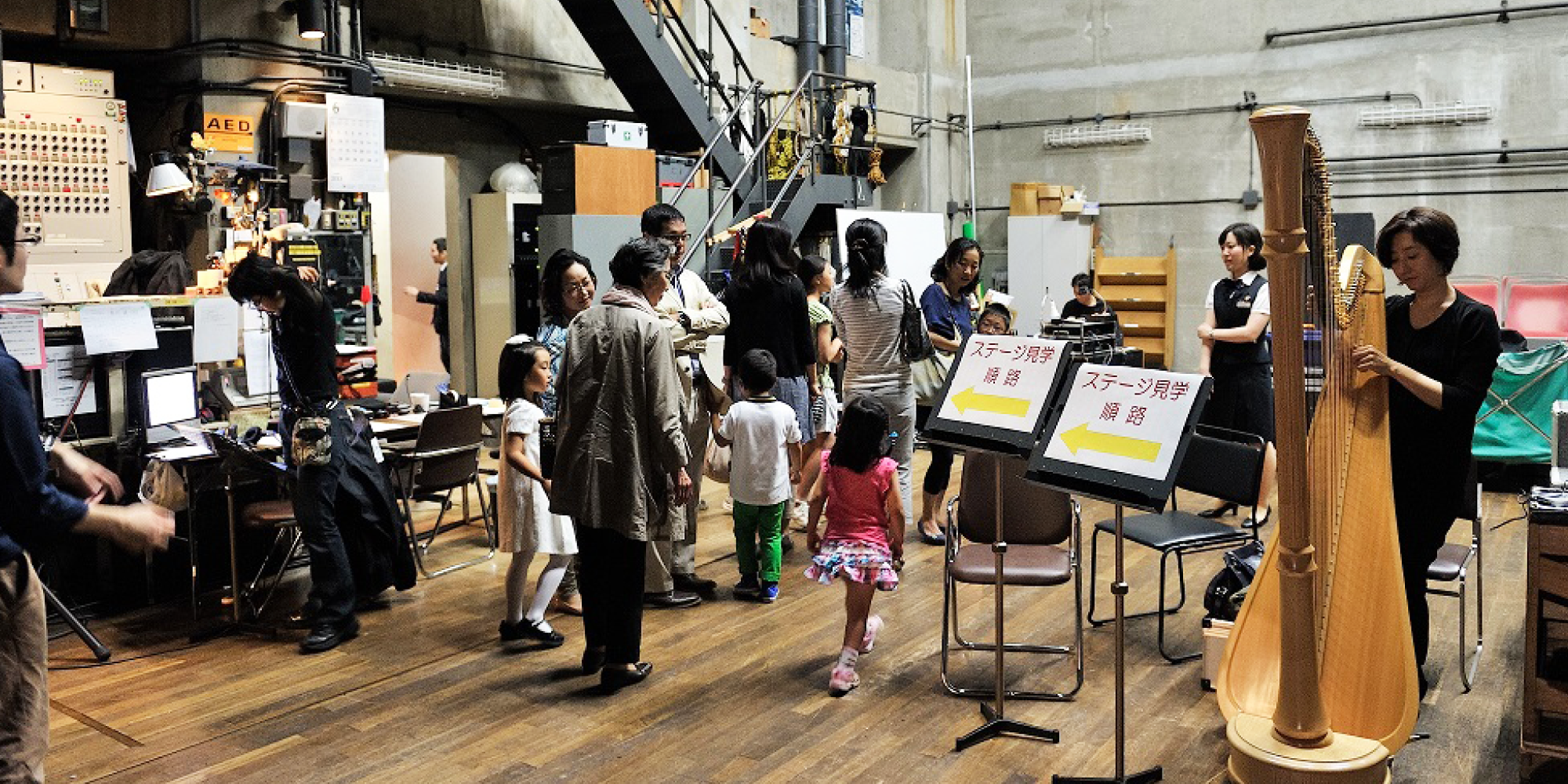 ステージ・オケピット見学2