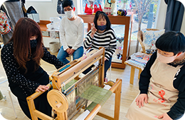 さをり織り体験