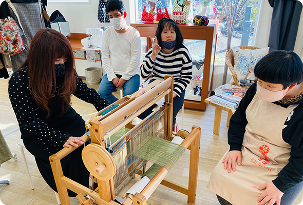 さをり織り体験